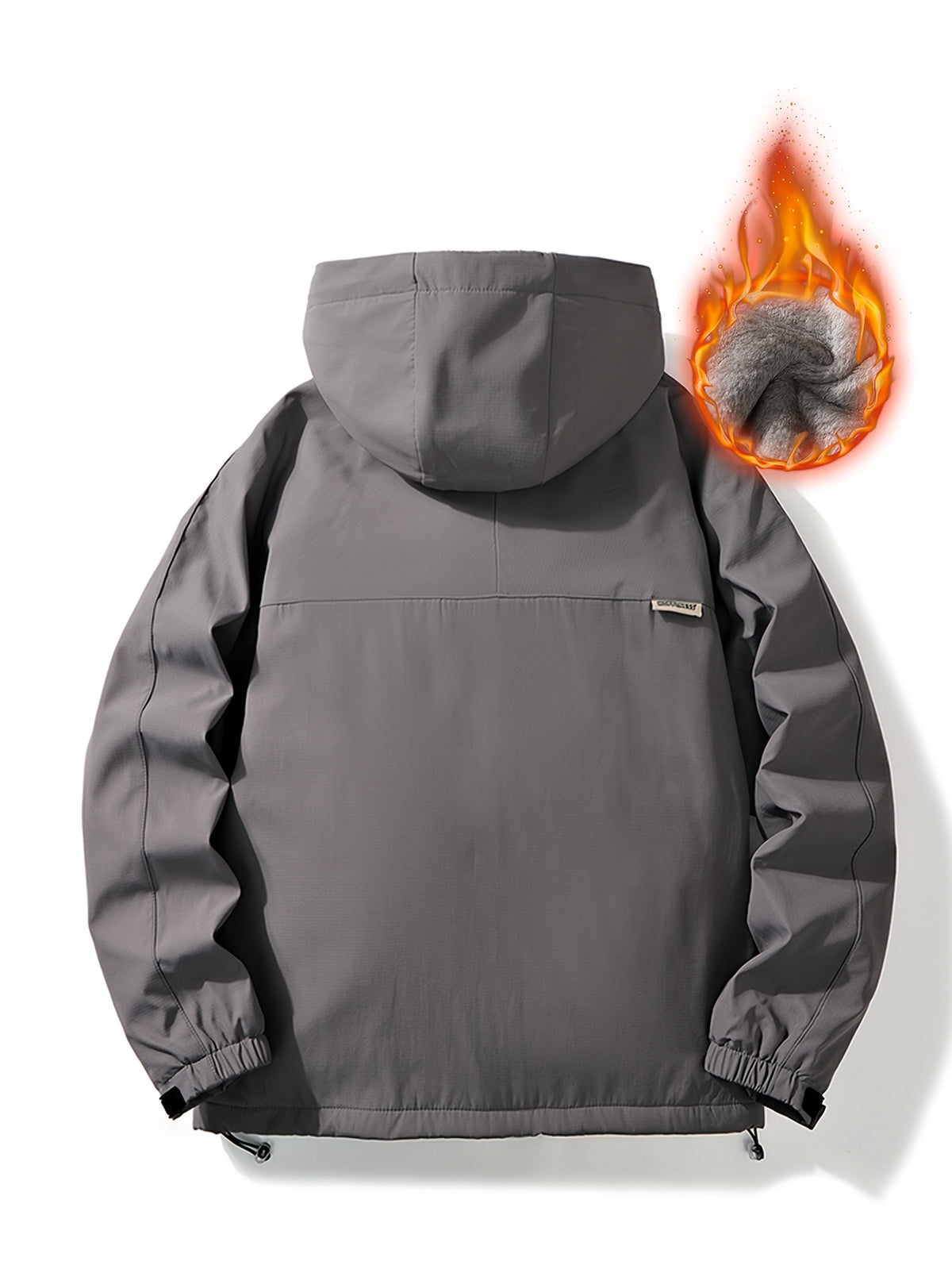 Veste pour homme, imperméable, à capuche