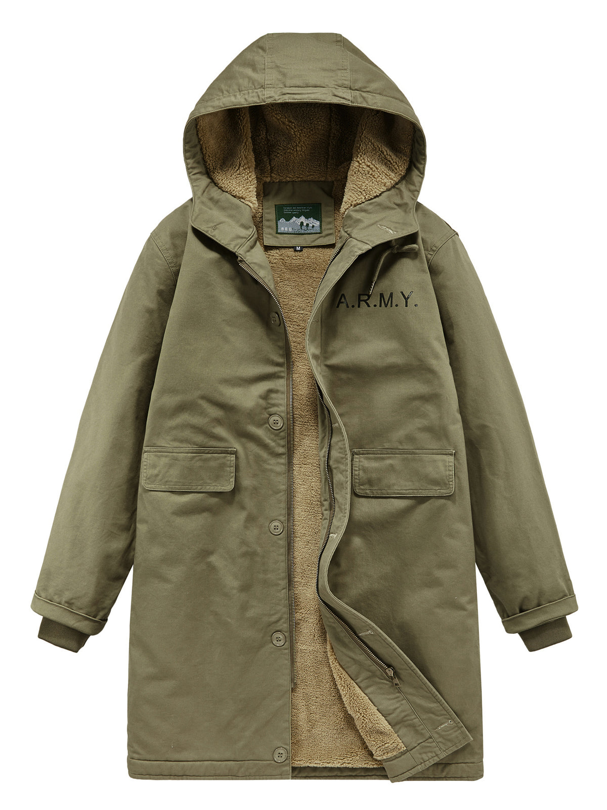 Manteau pour homme, à capuche, modele 2