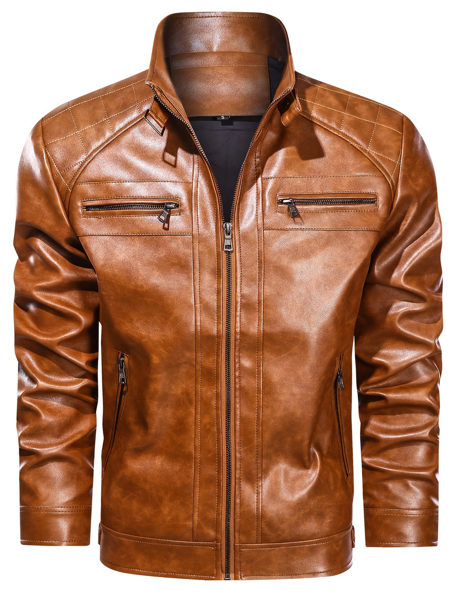 Veste en cuir PU de haute qualité, tailles américaines, parfaite pour un usage quotidien et en extérieur au printemps et en automne, photo 5
