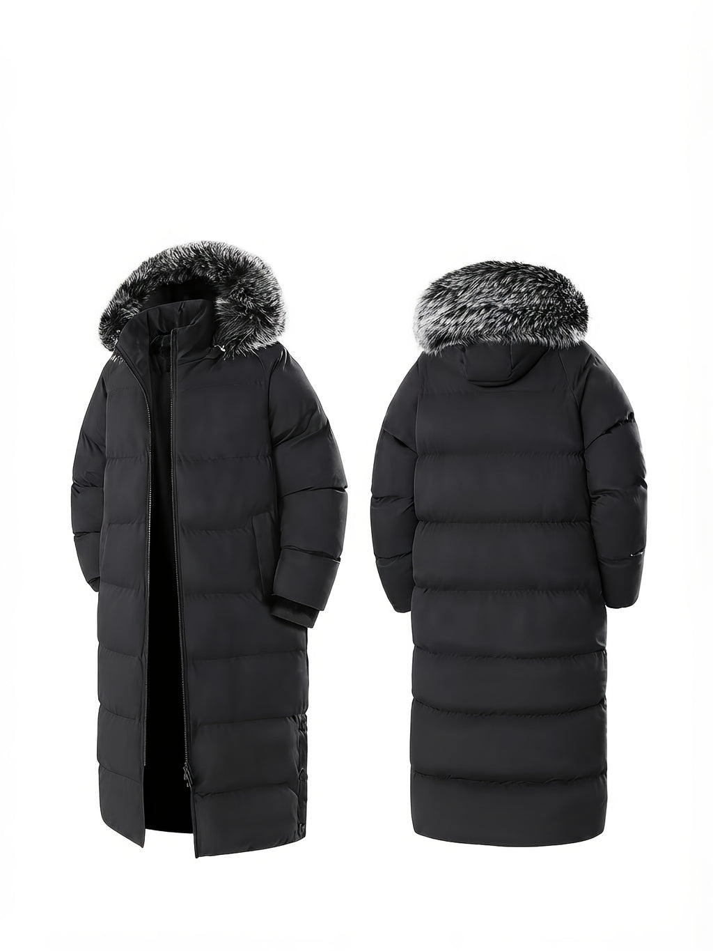 Manteau long, coupe-vent, à capuche, photo 13