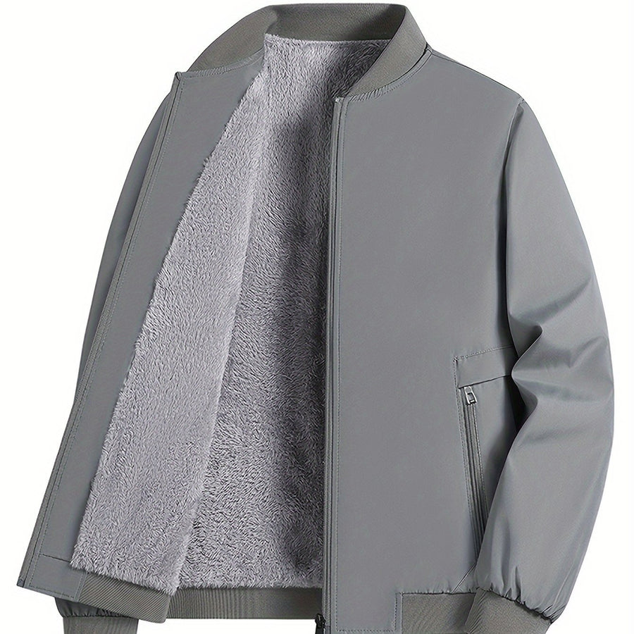 Veste, polaire, vert foncé, coloris gris clair