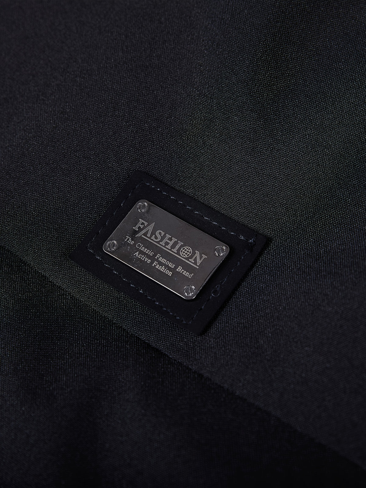 Veste matelassée pour homme, à col montant, noir