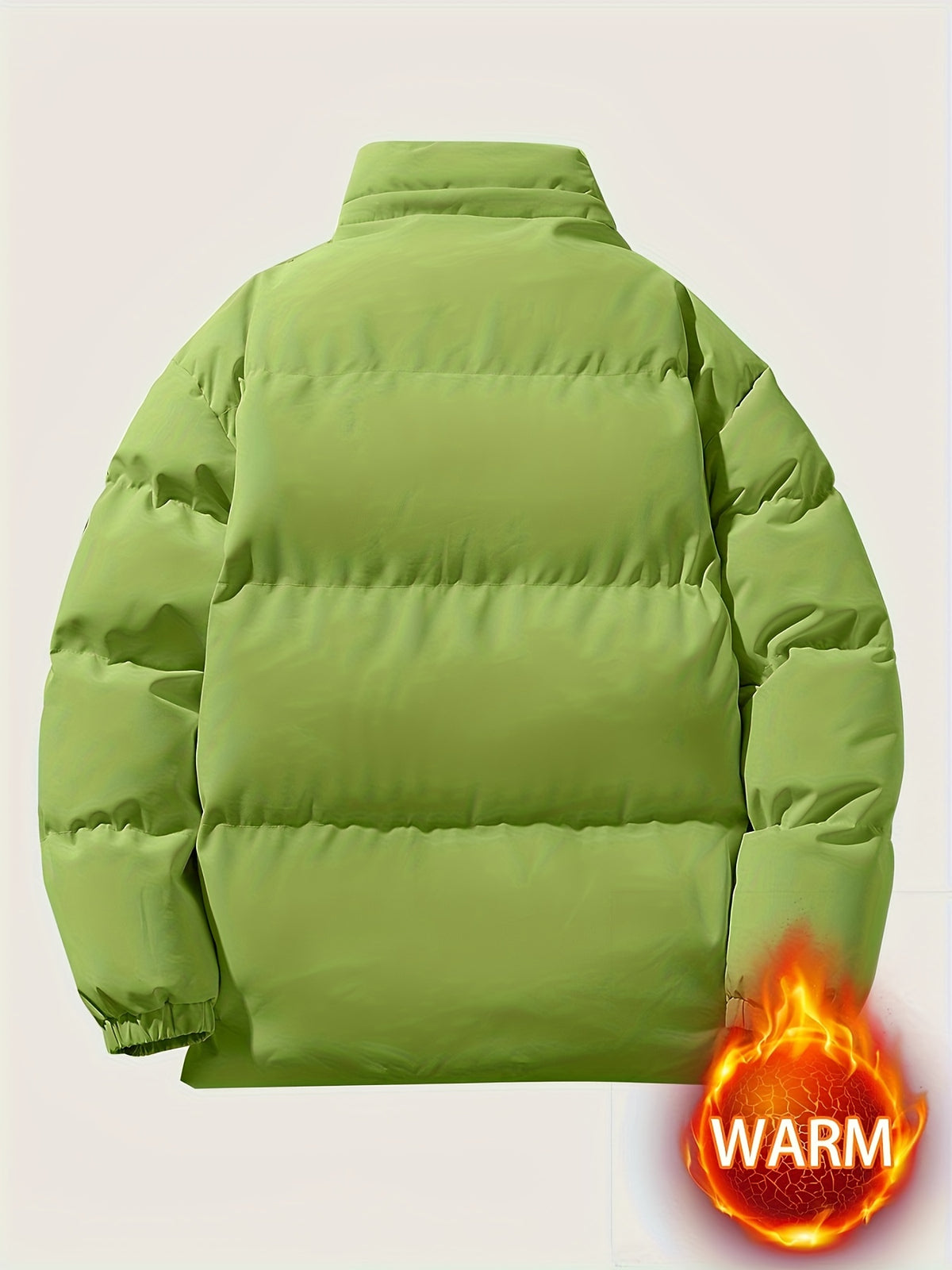 Veste pour homme, coupe-vent, à col montant, noir