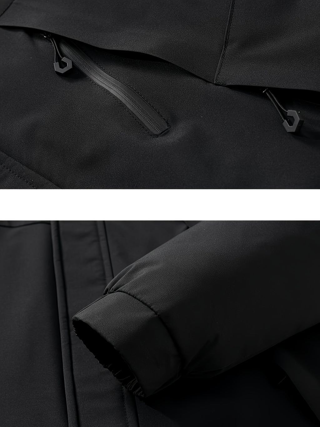 Manteau matelassé pour homme, à capuche, jaune