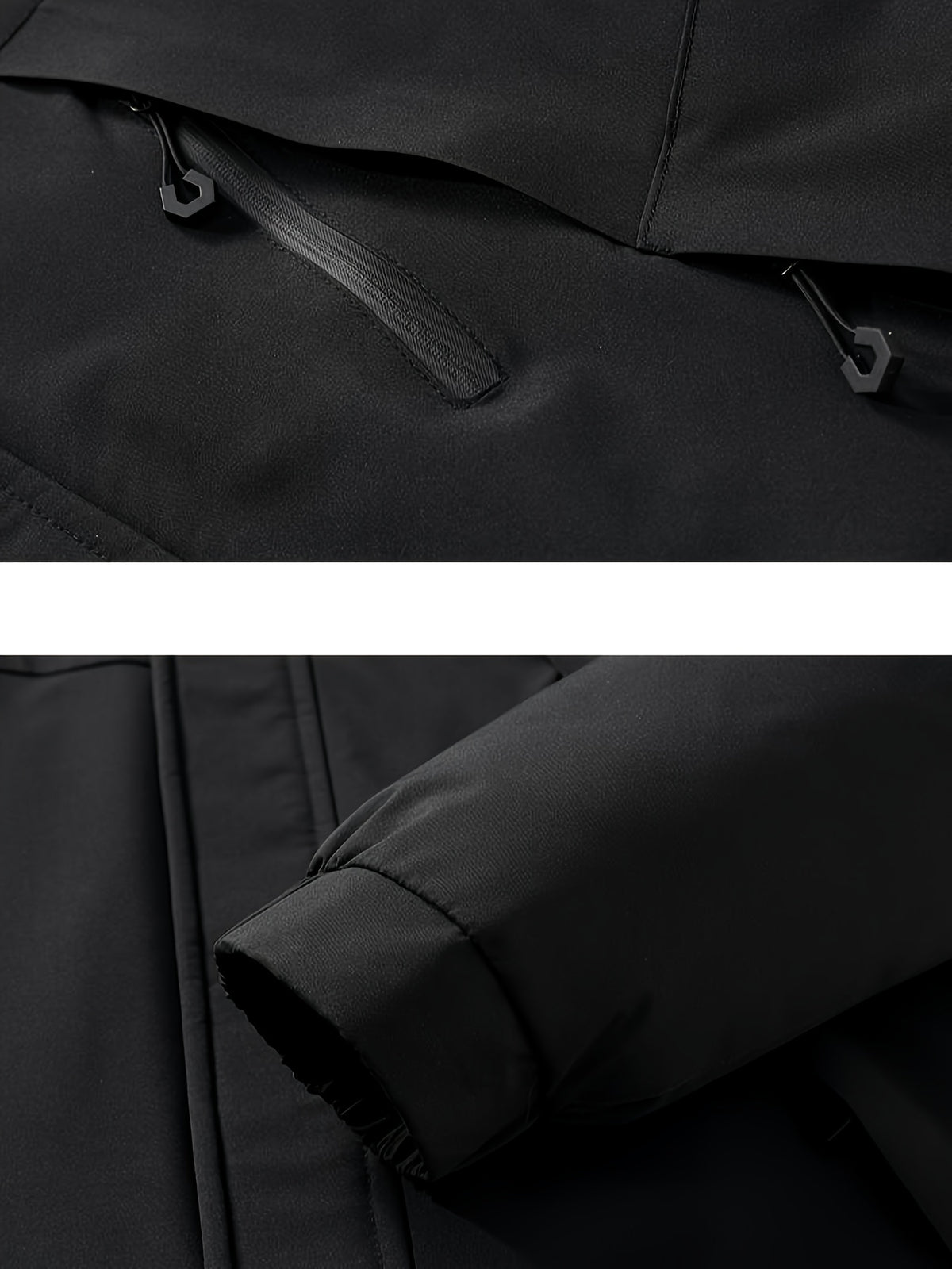 Manteau matelassé pour homme, à capuche, jaune