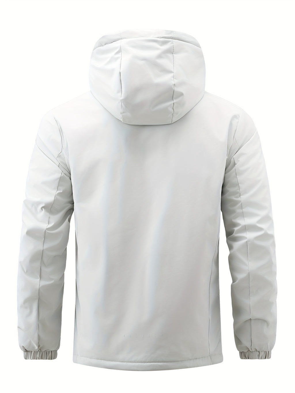 Veste pour homme, polaire, à capuche, col montant