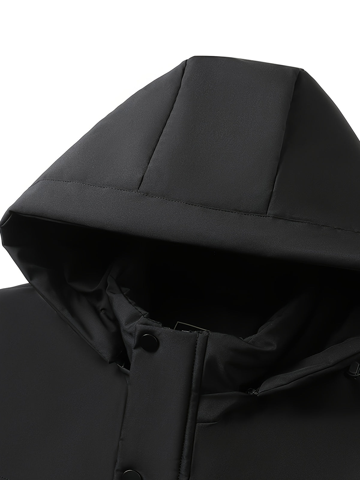 Veste en fausse fourrure long pour homme, coupe-vent, à capuche