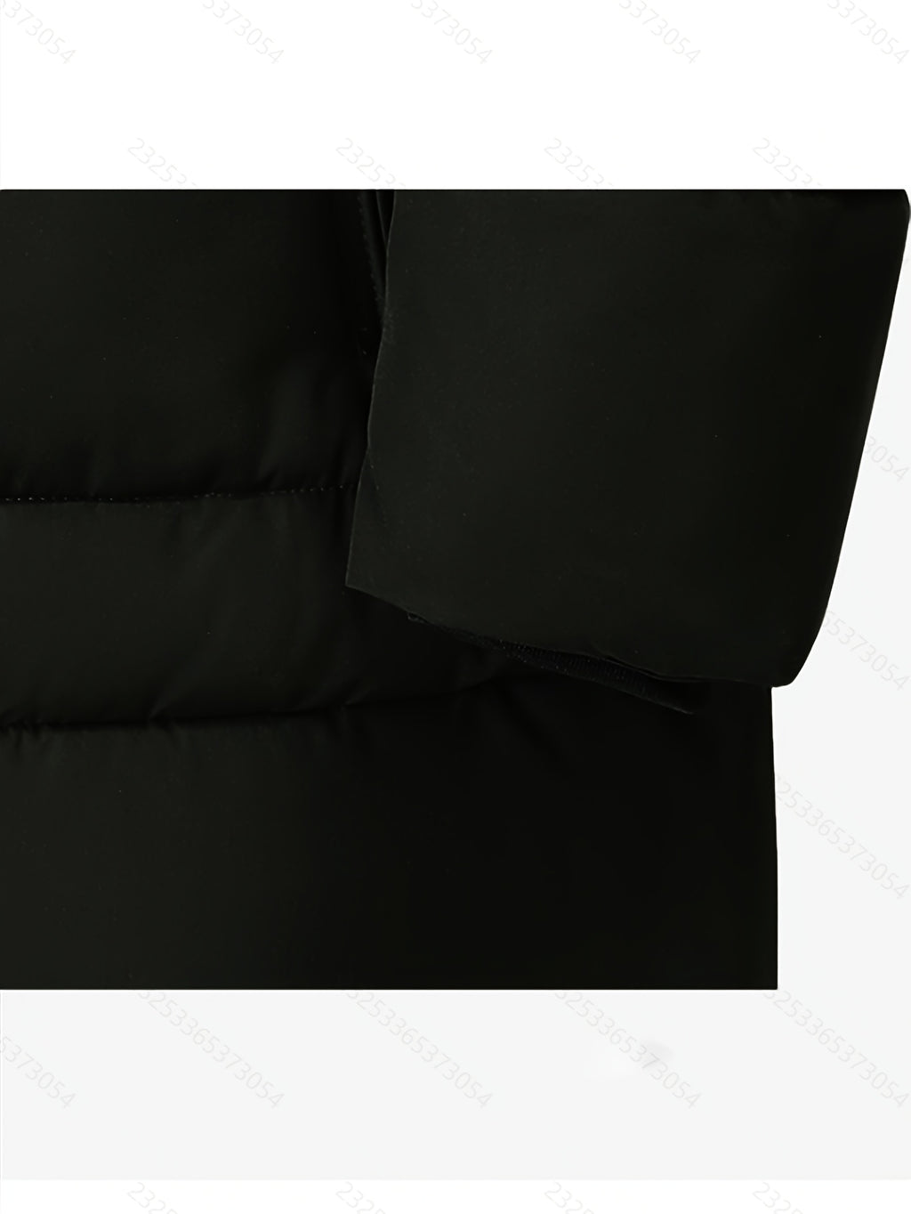 Pardessus matelassé long pour homme, à capuche