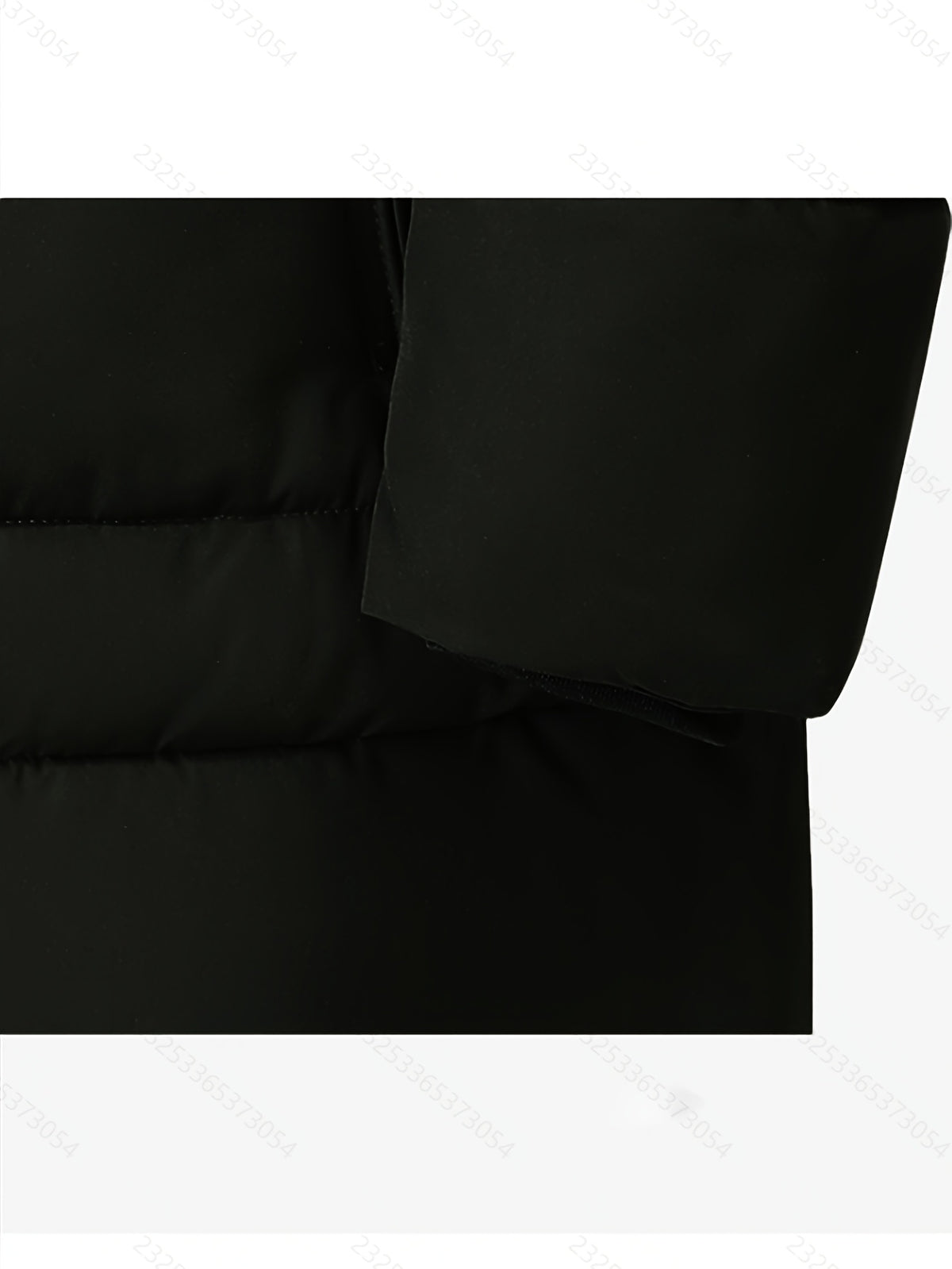 Pardessus matelassé long pour homme, à capuche