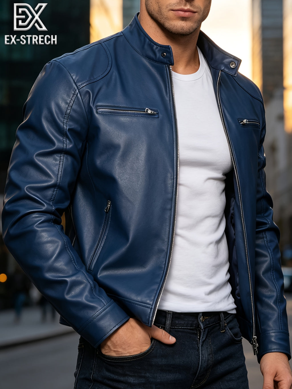 Veste, coupe-vent, à col montant, café, photo 20
