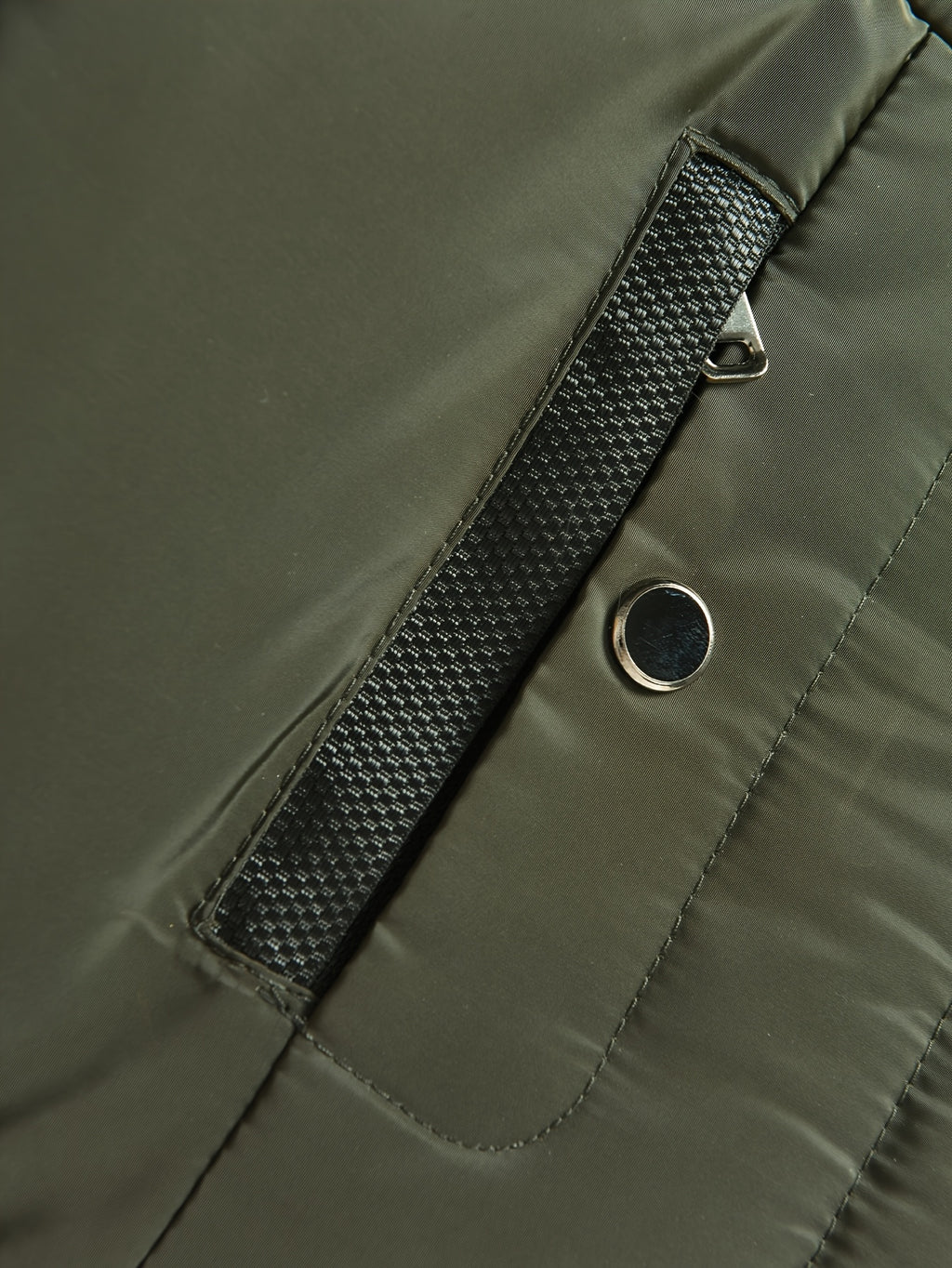 Parka matelassée pour homme, coupe-vent, à capuche, vert militaire