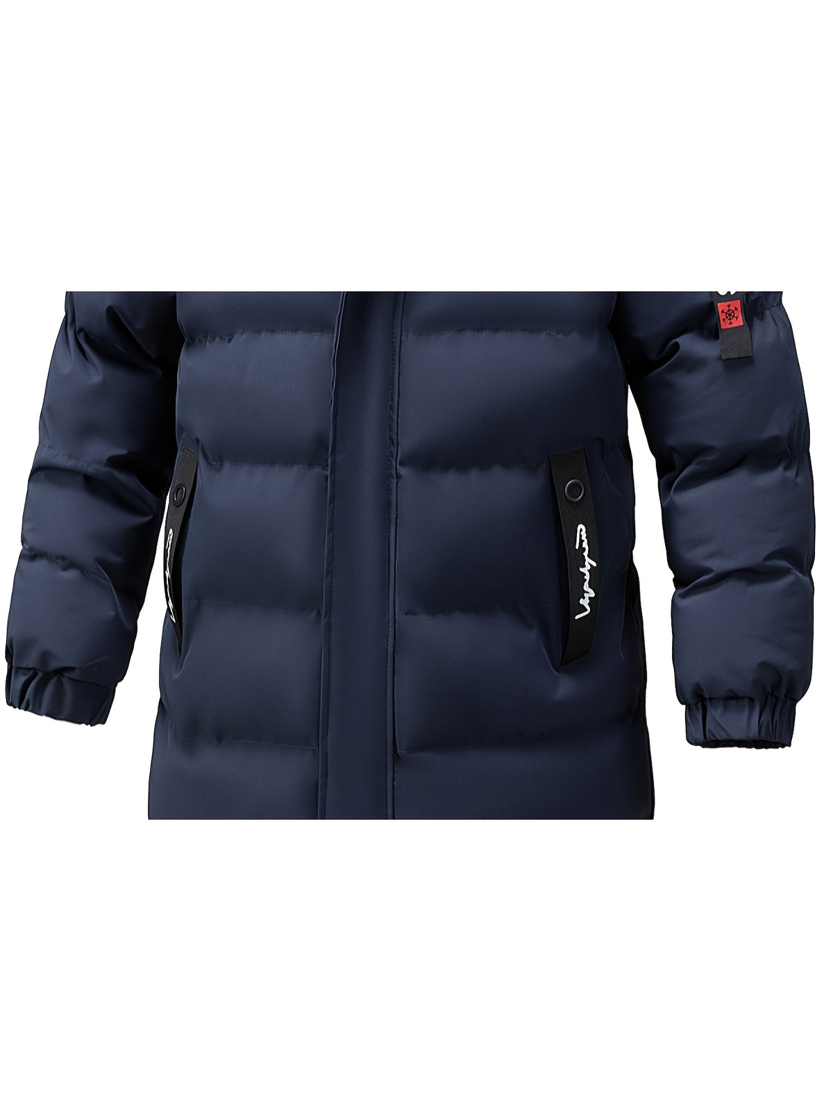 Manteau pour homme, à capuche, vert armée