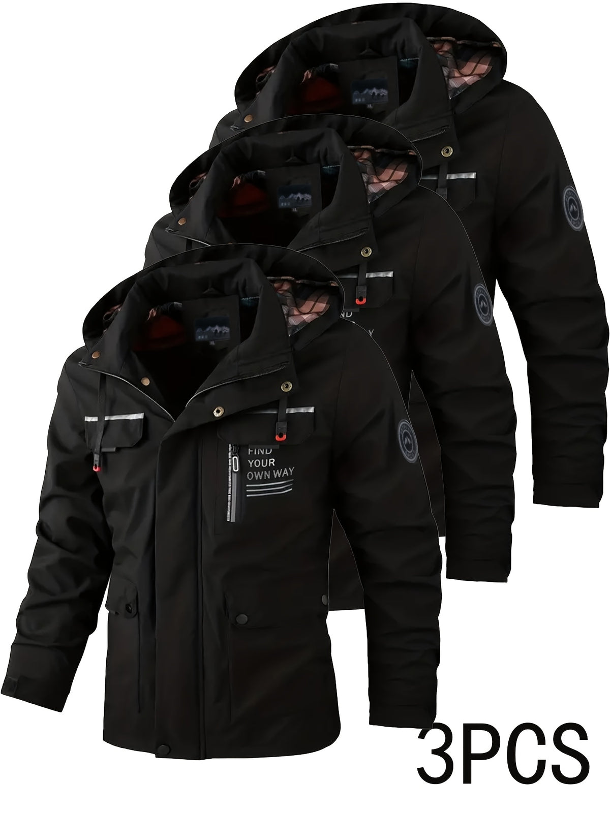 Veste long pour homme, à capuche, vert fougère