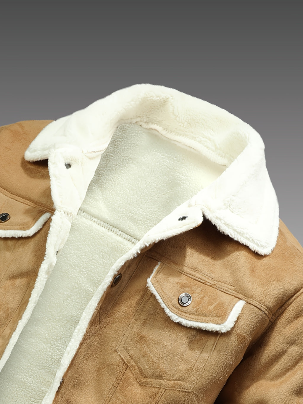 Veste, polaire, à revers, détail du vêtement