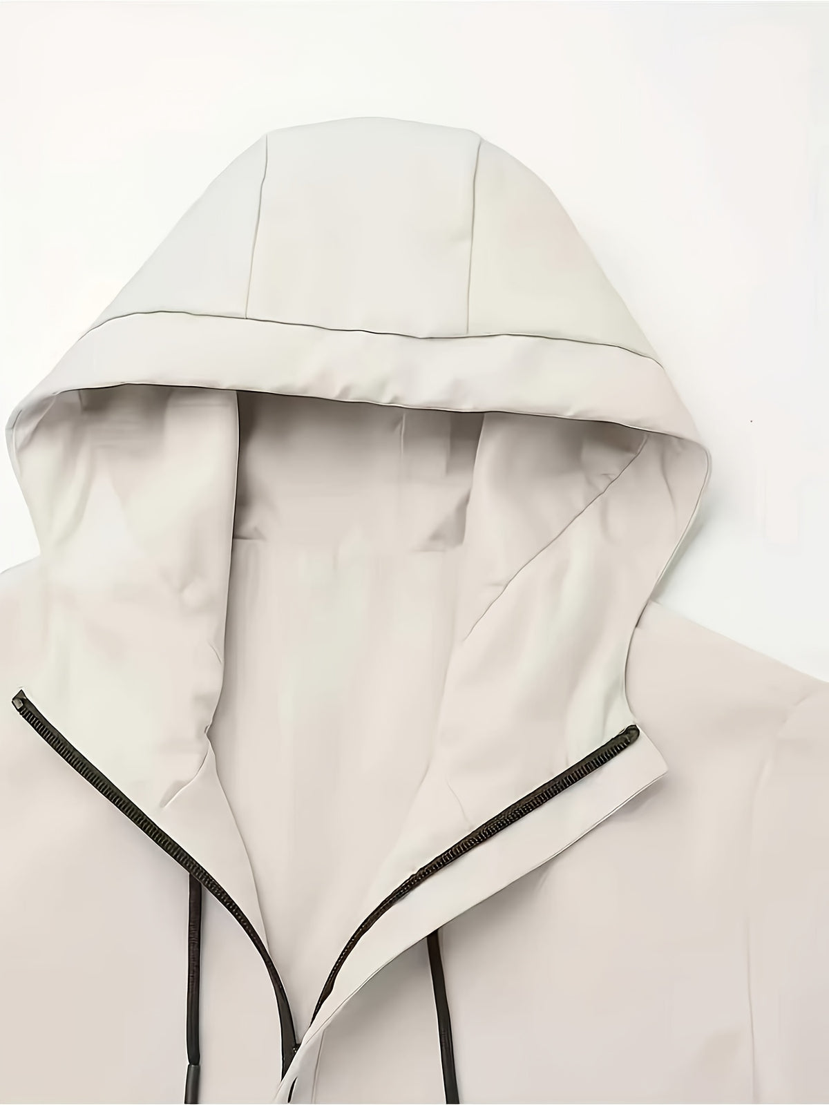 Veste pour homme, coupe-vent, à capuche, paon bleu