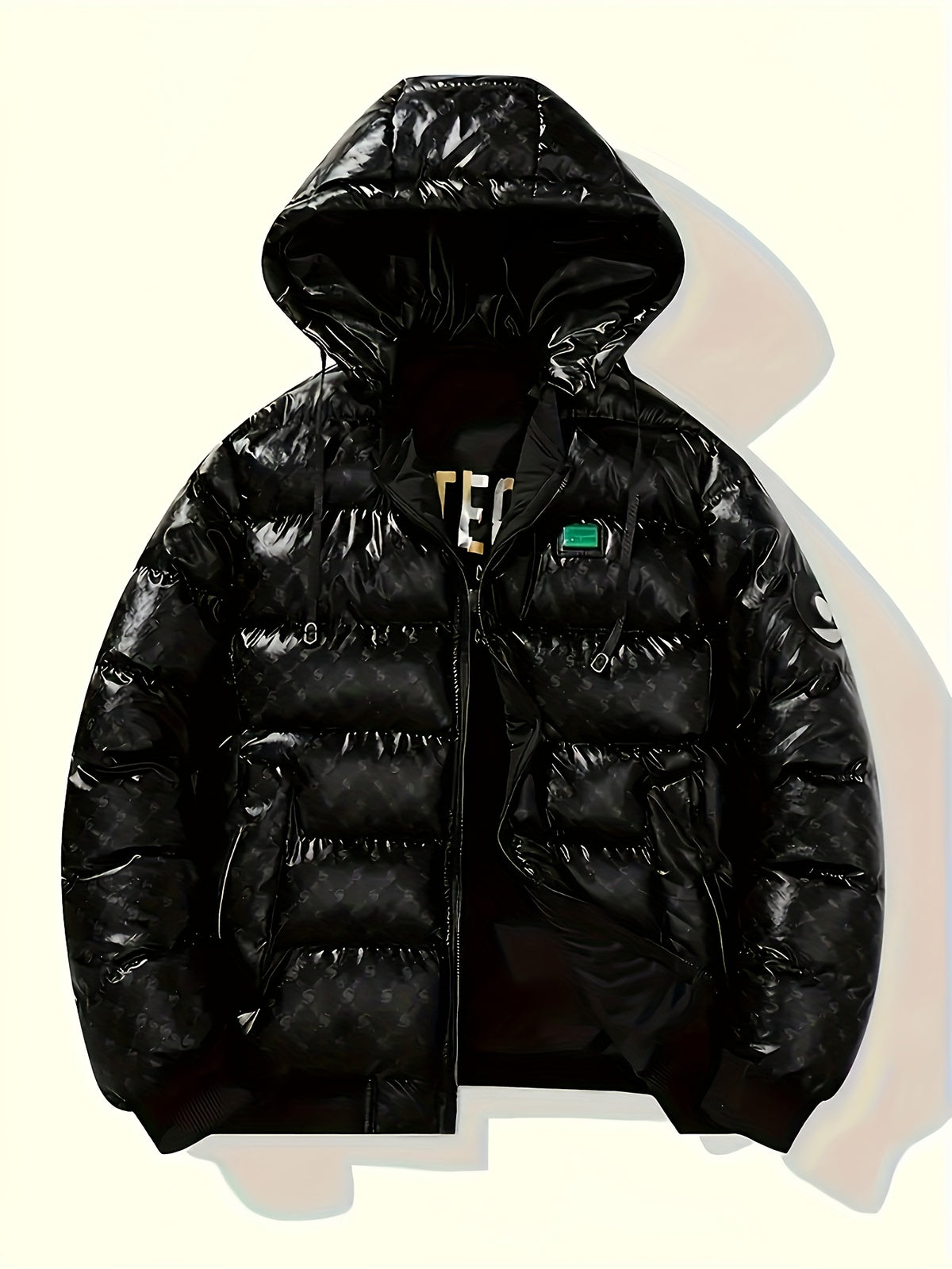 Veste pour homme, coupe-vent, à capuche, vert