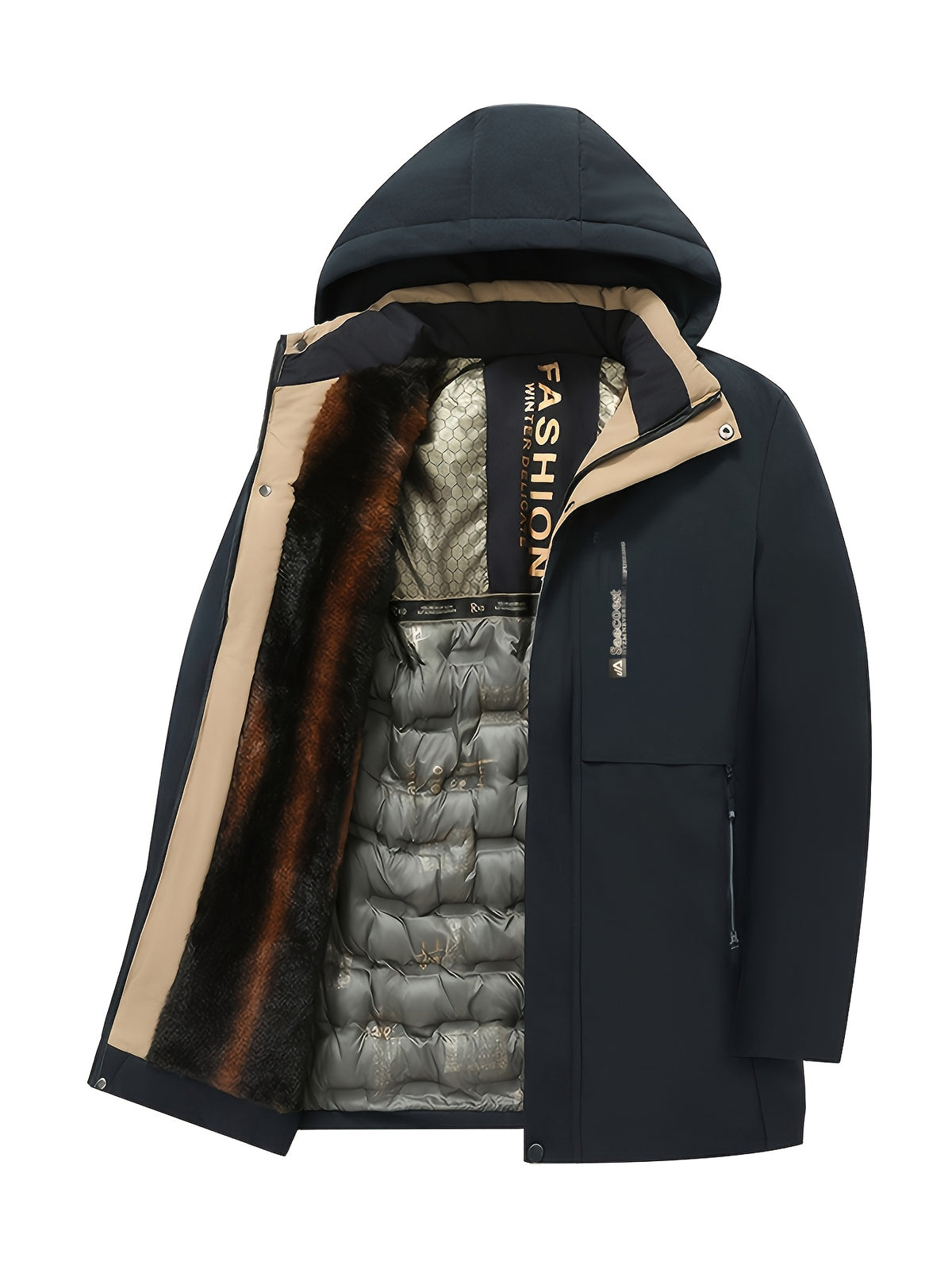 Veste pour homme, coupe-vent, à capuche, modele 5
