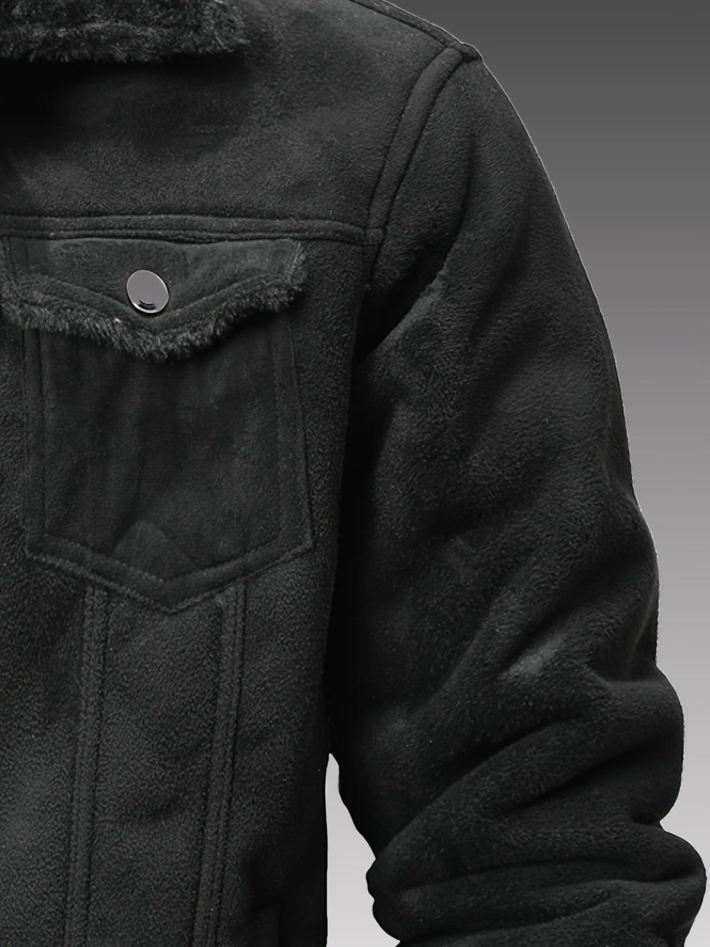 Veste, polaire, à revers, photo 7