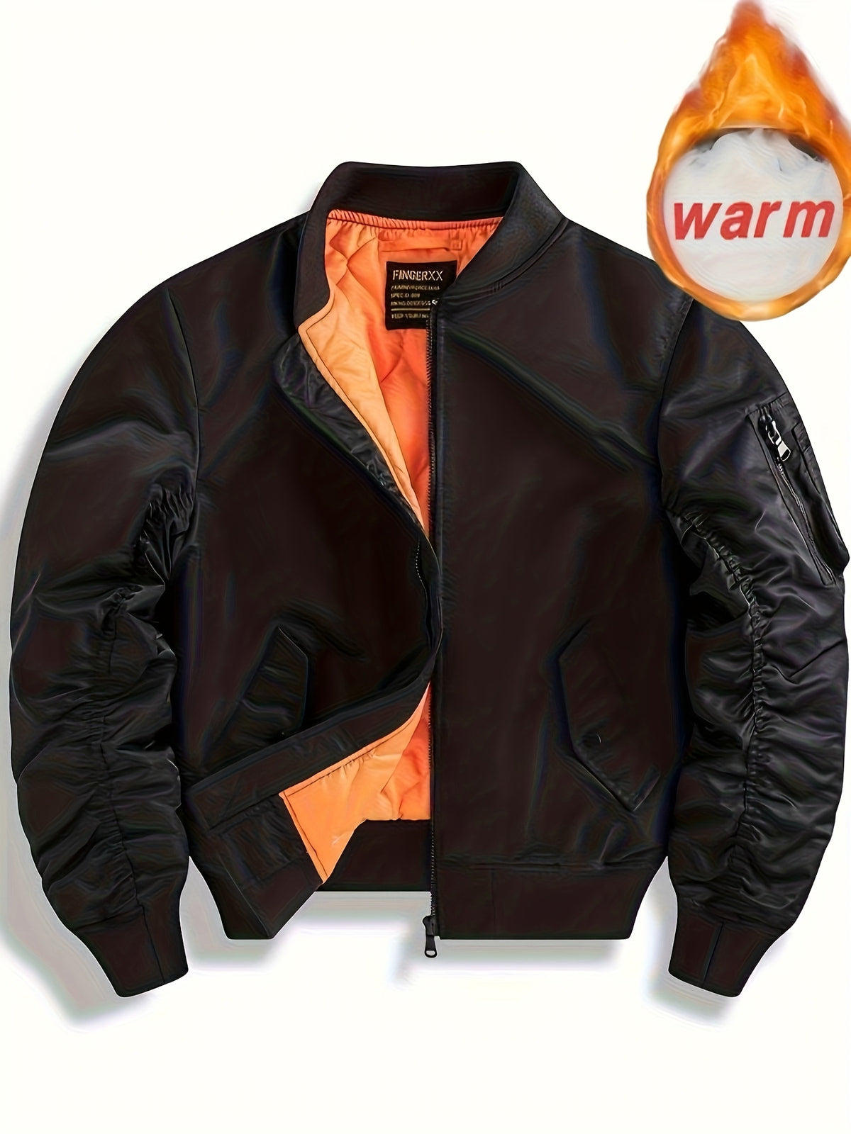 Veste pour homme, col montant