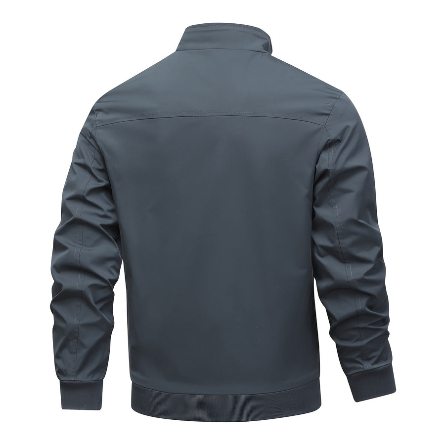 Veste, à carreaux, à col montant, noir, photo 18
