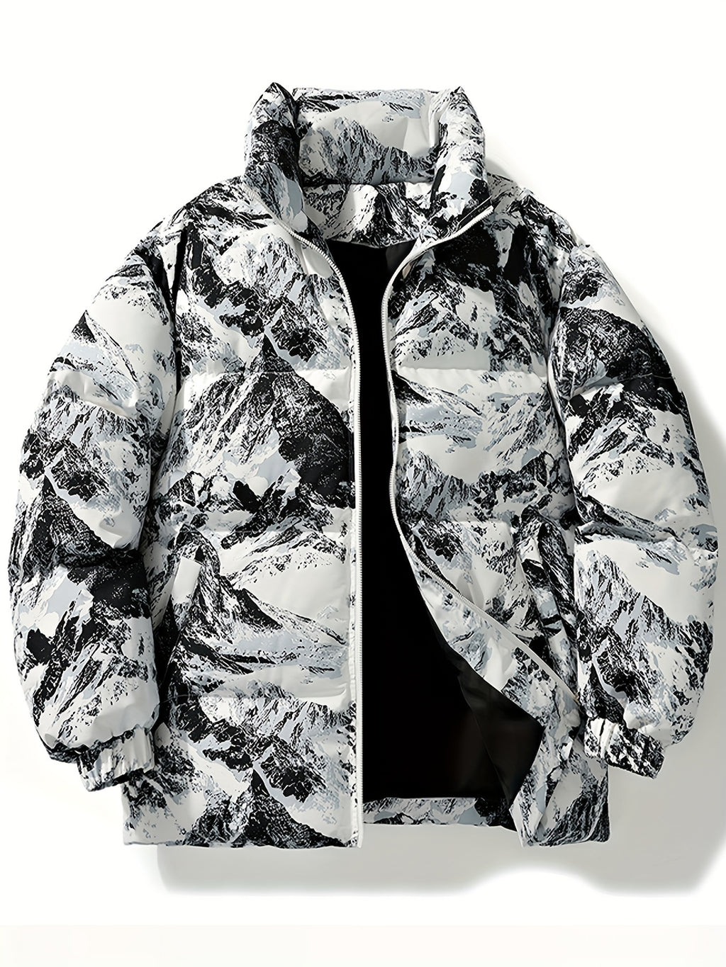 Veste matelassée pour homme, à col montant