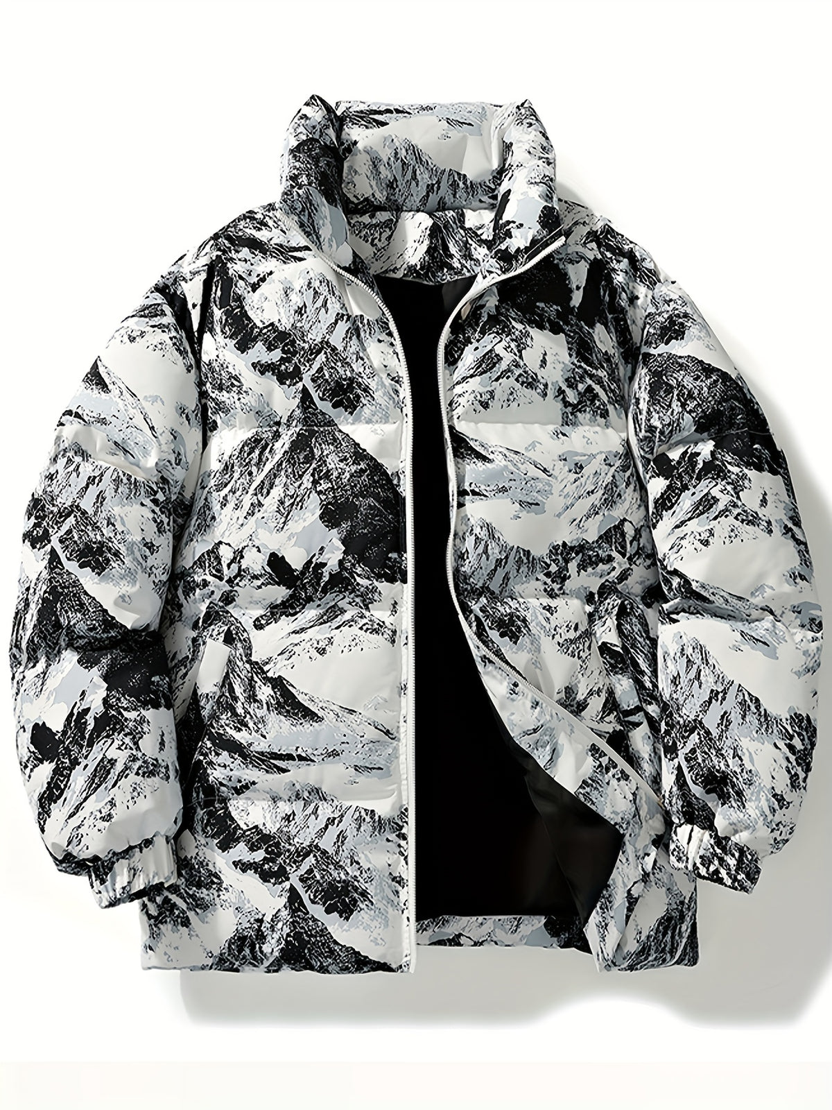 Veste matelassée pour homme, à col montant
