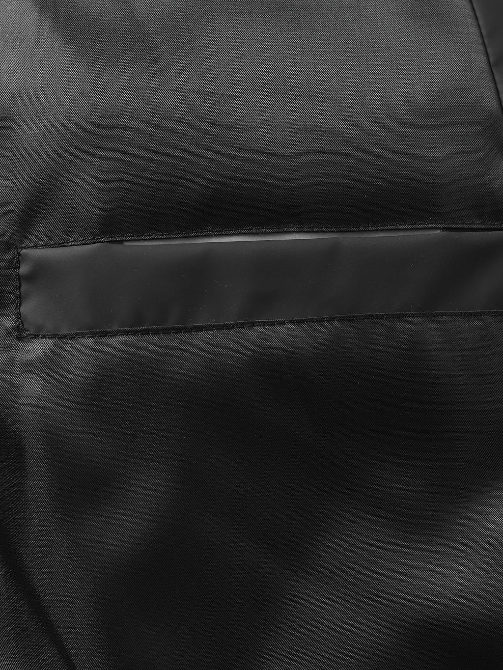 Veste matelassée pour homme, coupe-vent, à revers, noir