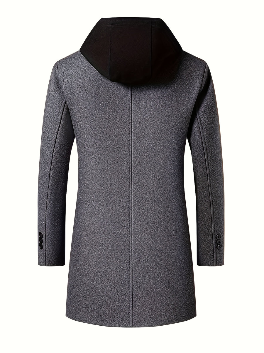 Pardessus en laine mi-long, 50 % laine, tweed, photo 5