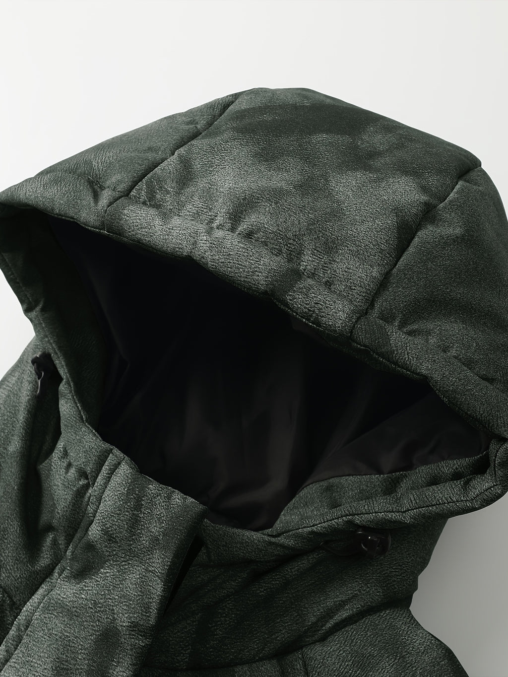 Veste pour homme, coupe-vent, à capuche, vert olive