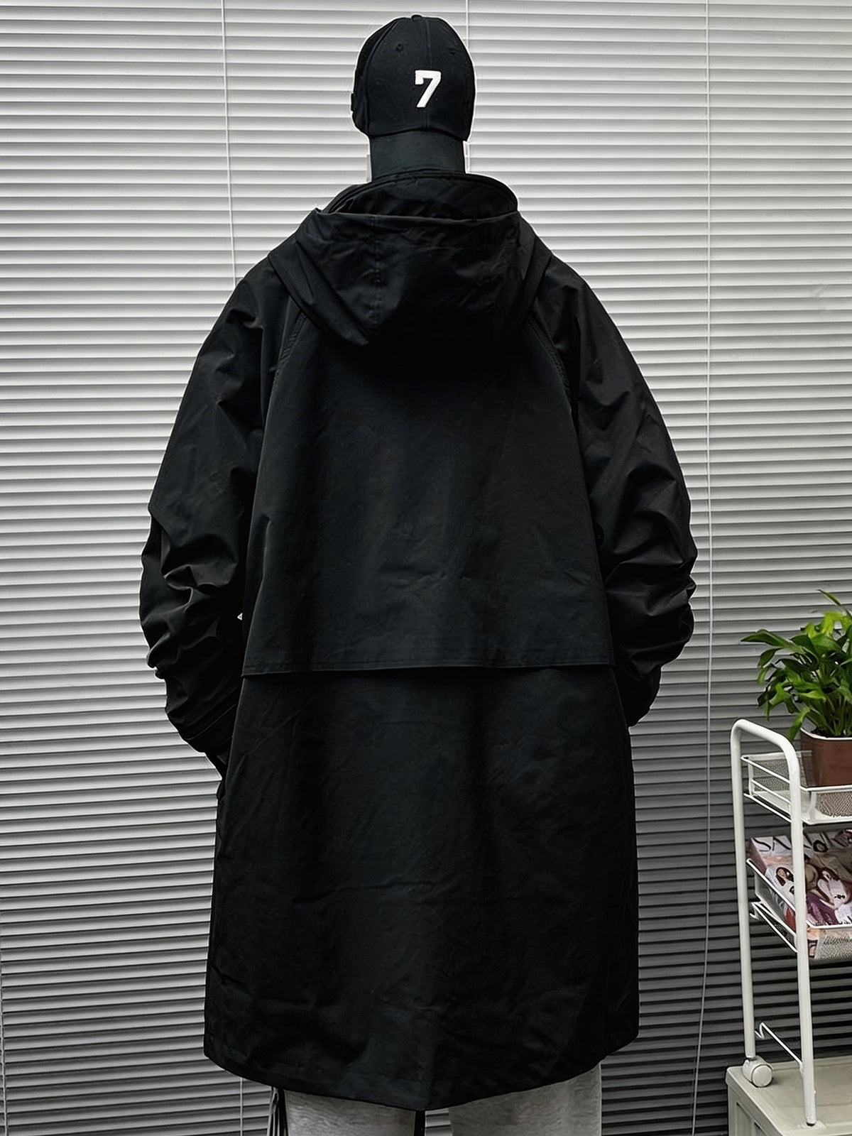 Veste pour homme, à capuche, vert fougère