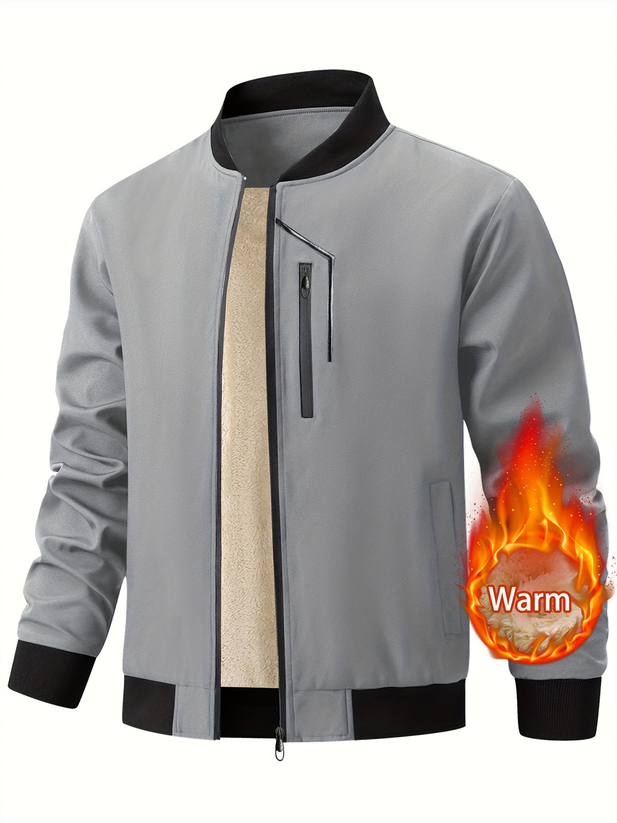 Veste matelassée pour homme, coupe-vent