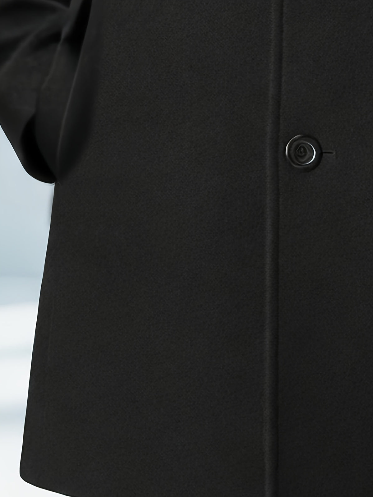 Manteau mi-long pour homme, à revers