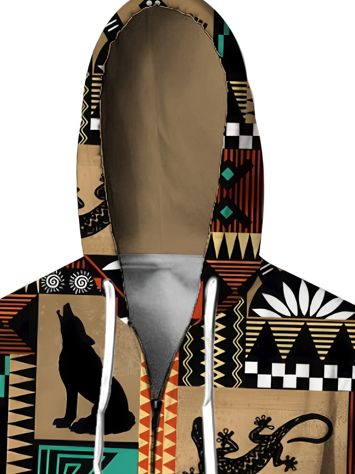 Veste pour homme, à capuche, couleurs mélangées