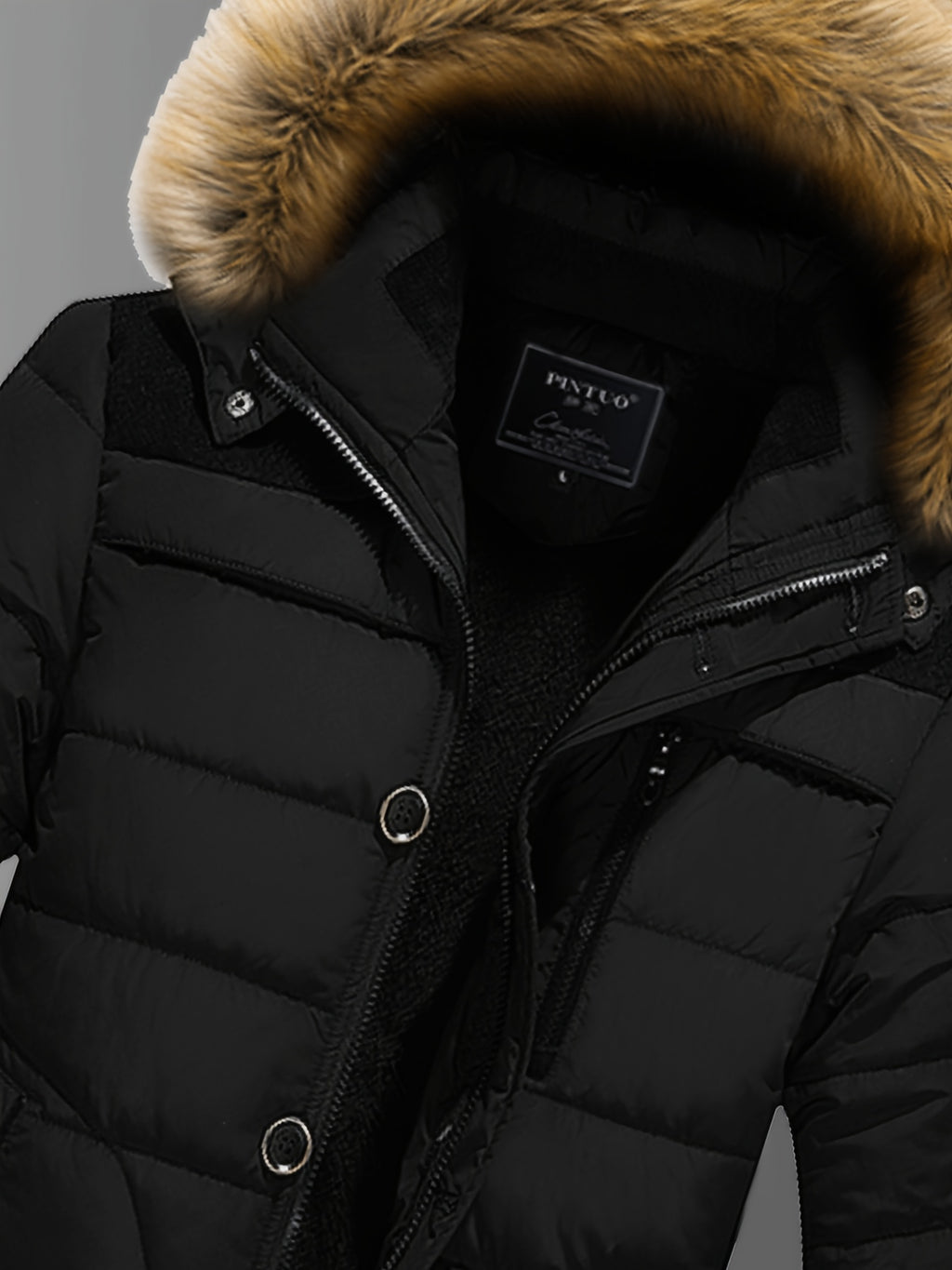 Veste matelassée pour homme, à capuche, rouge