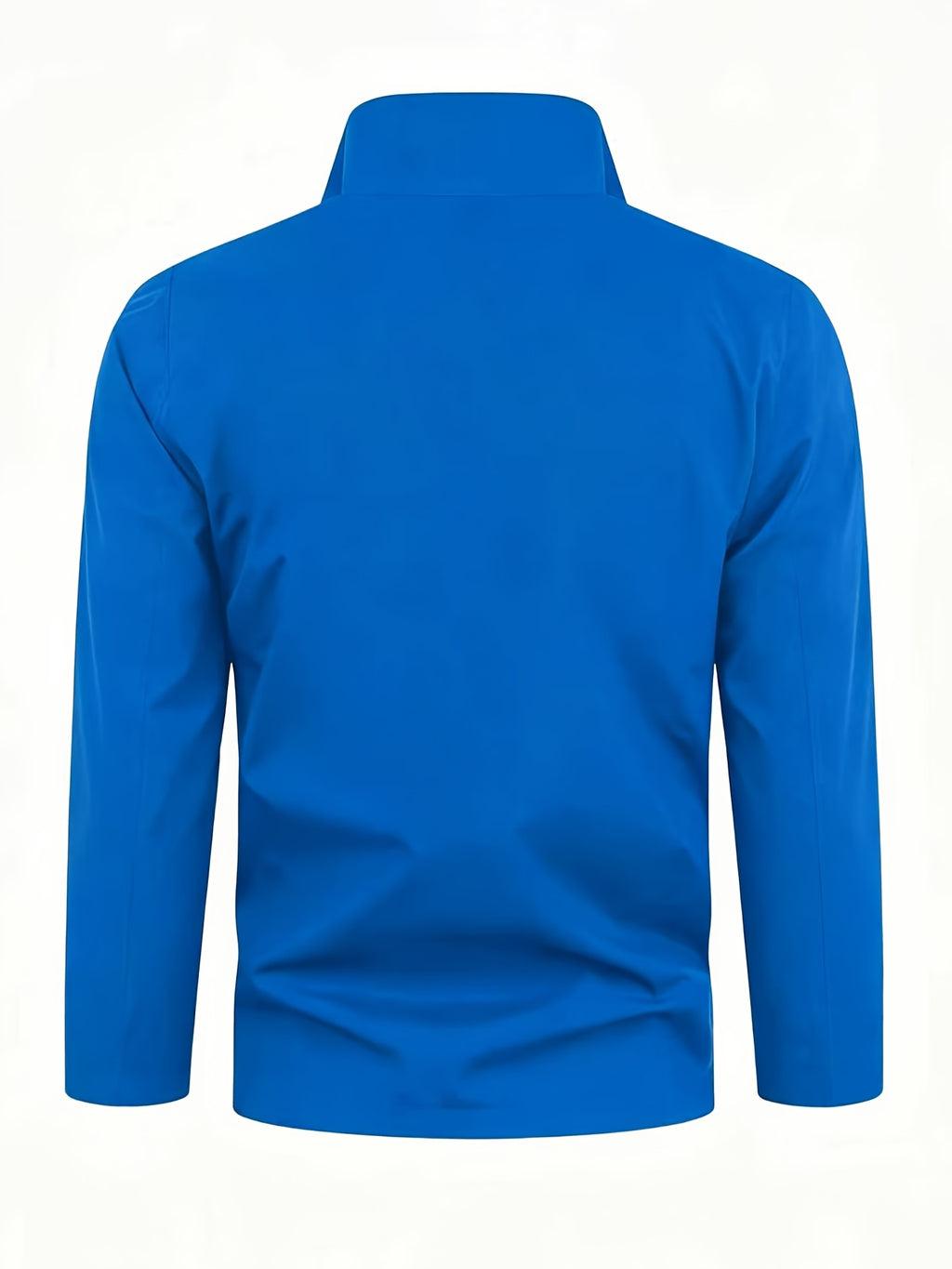 Veste pour homme, coupe-vent, à col montant, bleu royal