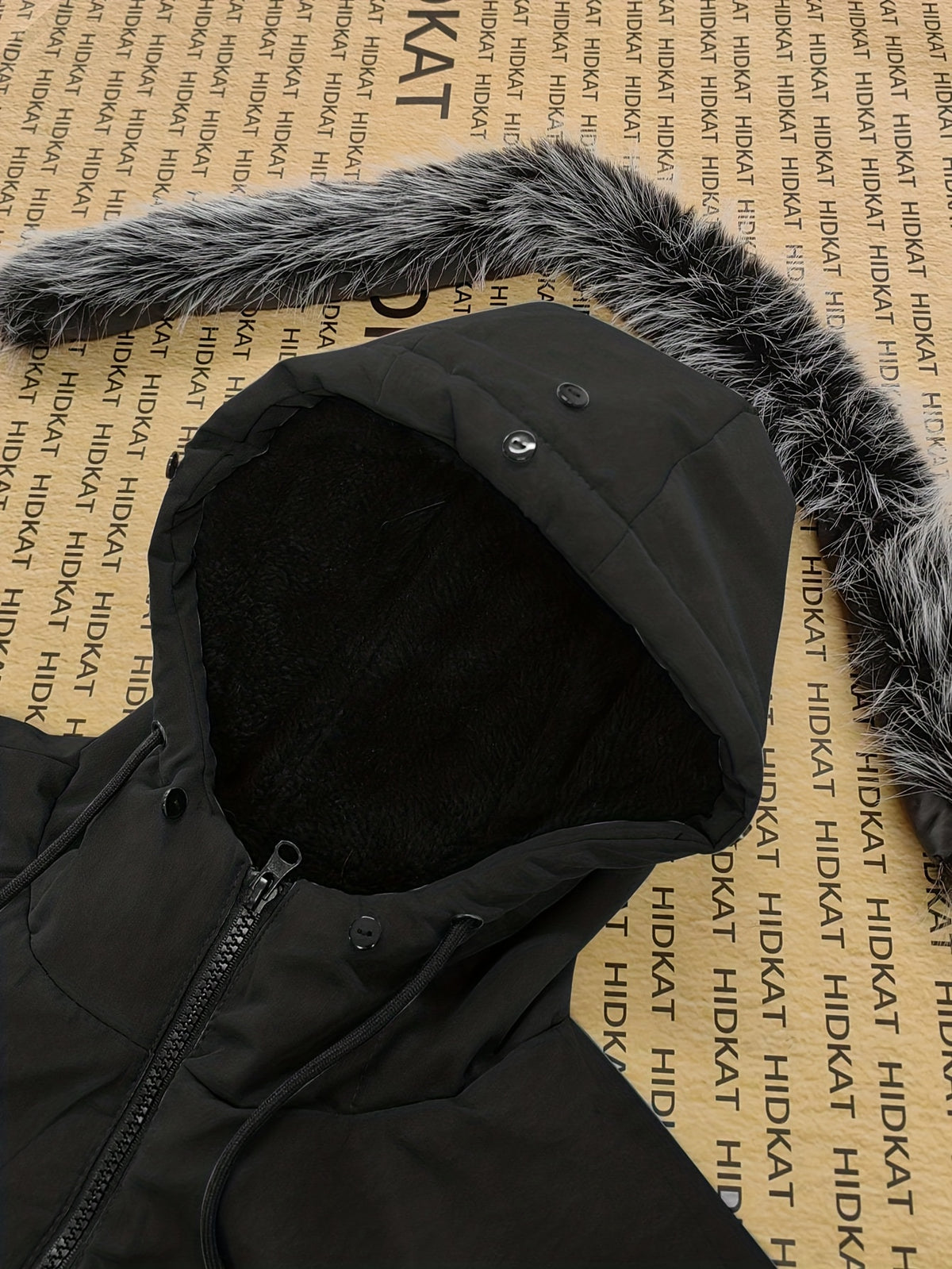 Manteau matelassé pour homme, à capuche, gris