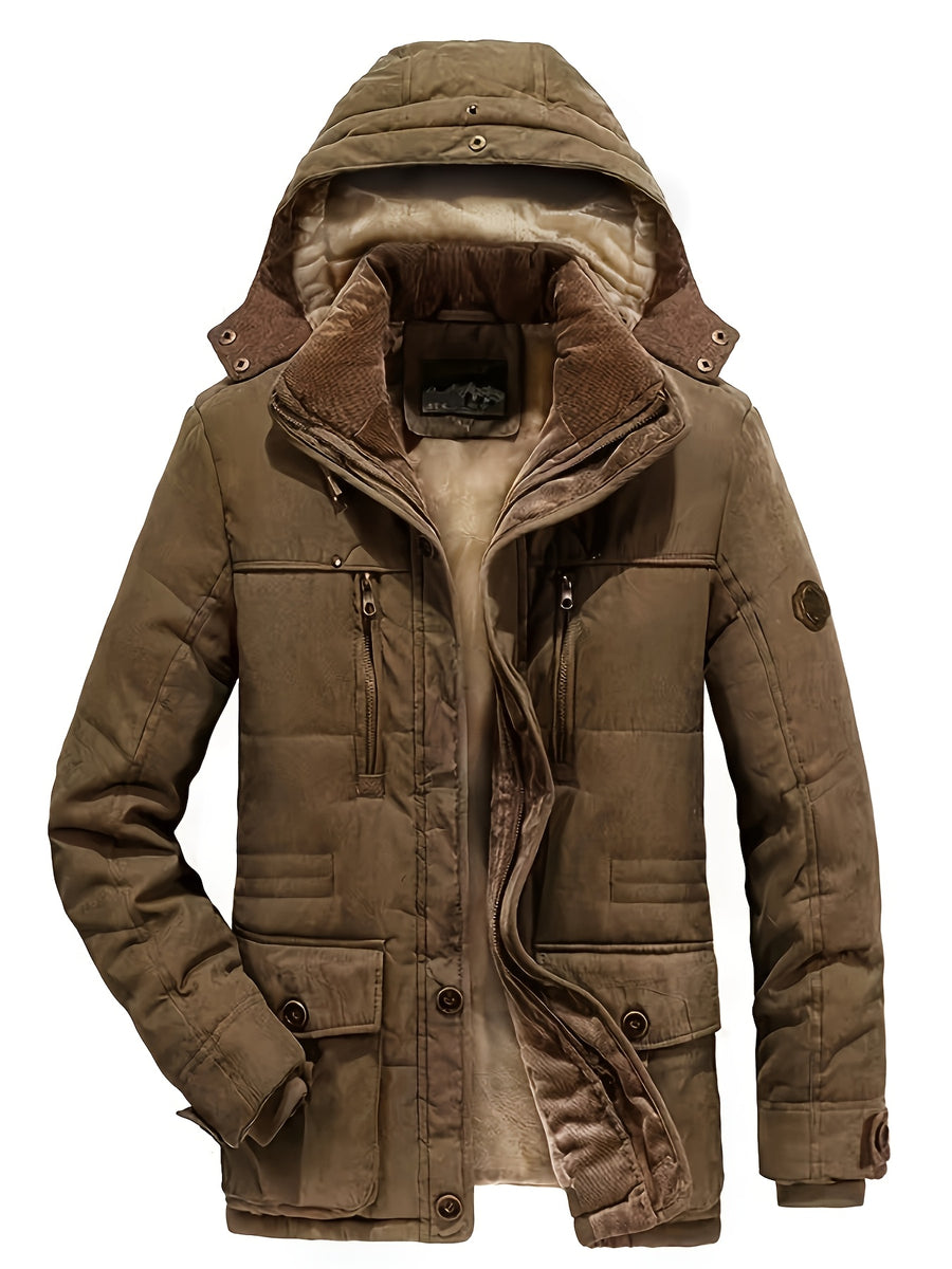 Veste matelassée, à capuche, vert fougère, photo 14