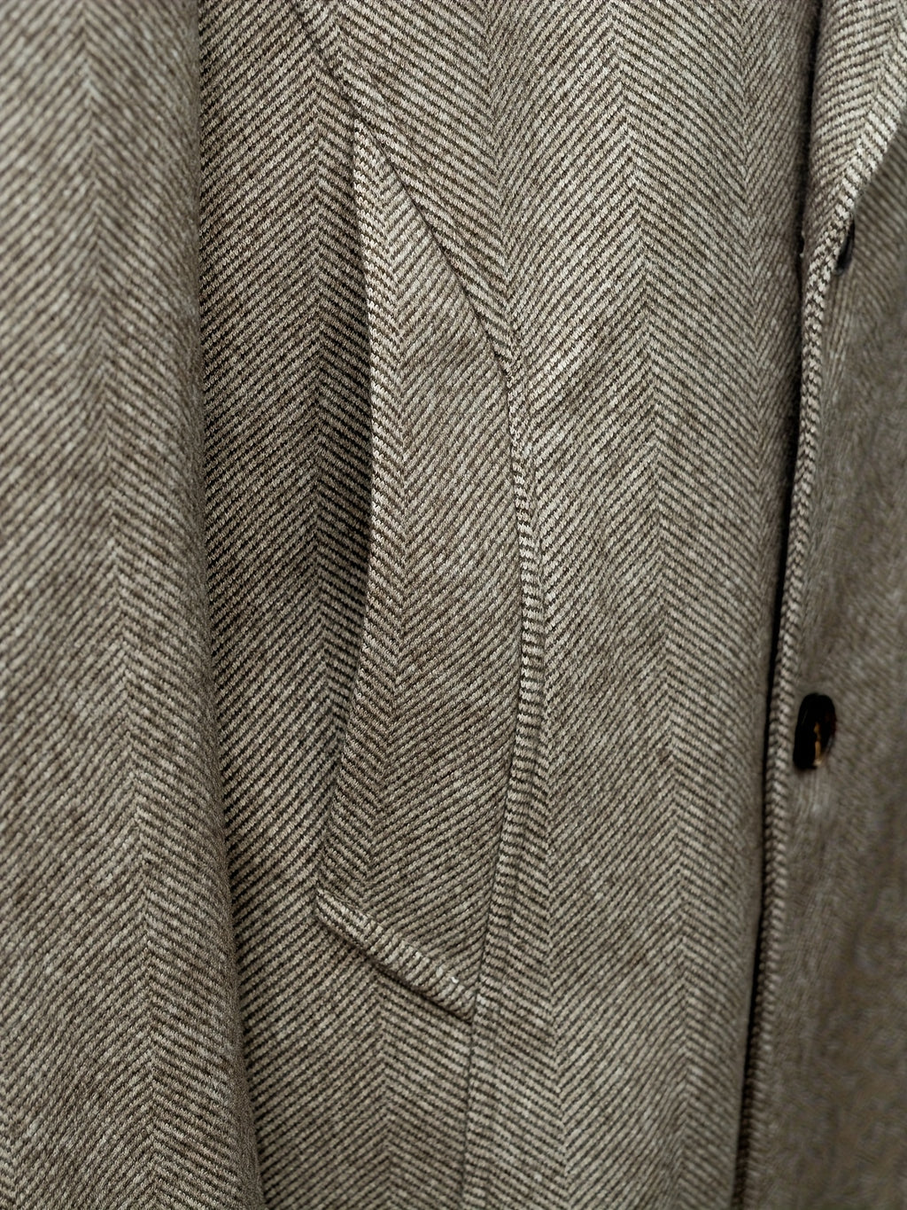Manteau long pour homme, à revers, bleu