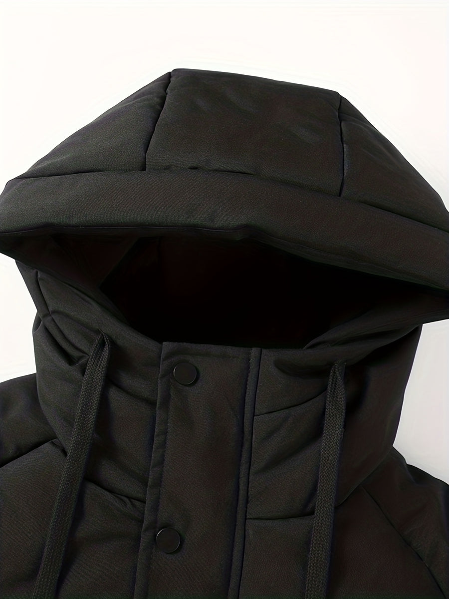 Manteau, coupe-vent, à capuche, détail du vêtement