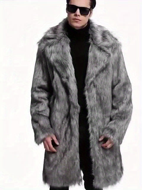 Manteau pour homme, col montant