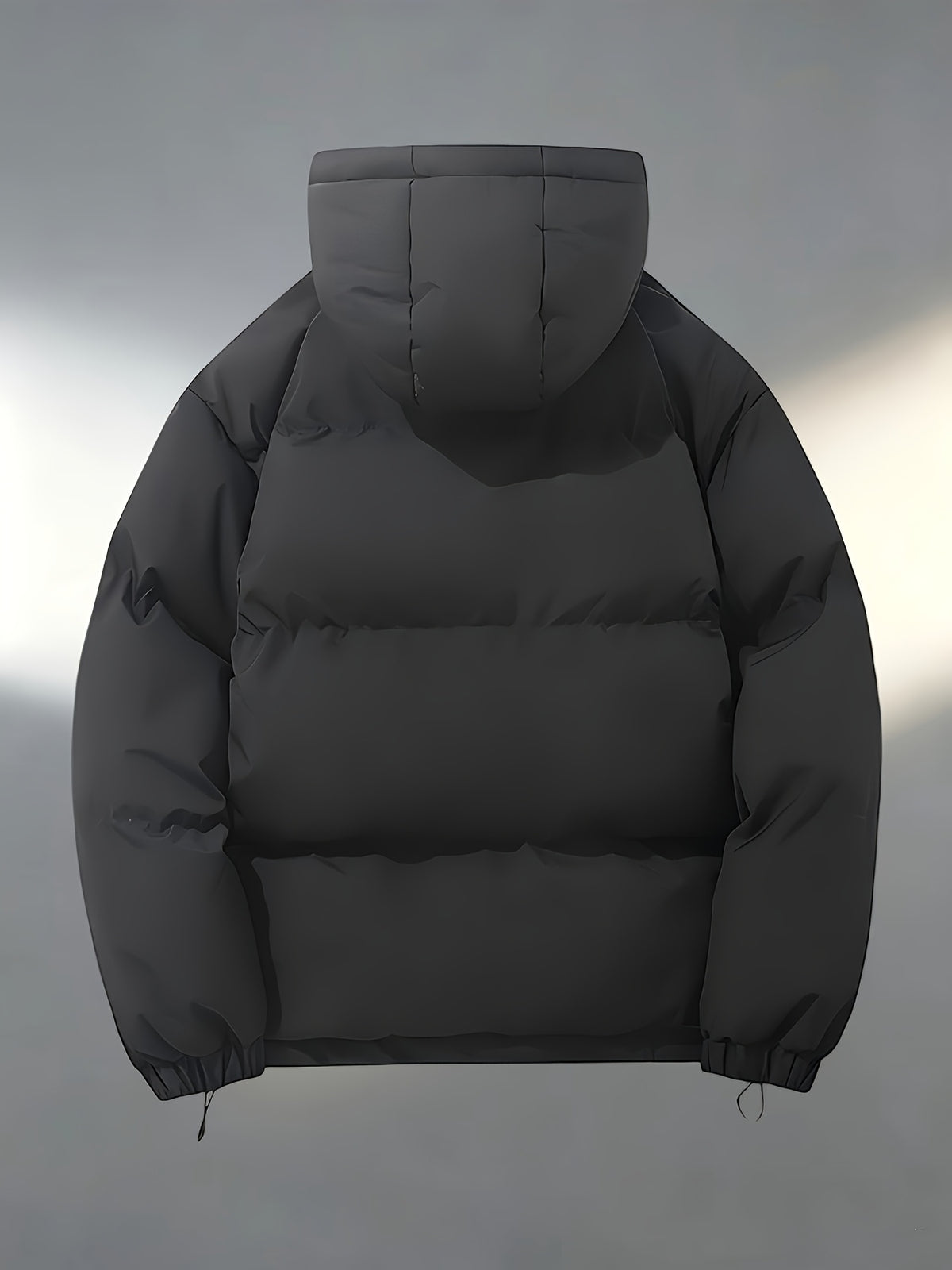 Manteau matelassé pour homme, coupe-vent, à capuche, vert émeraude