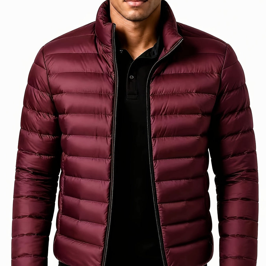 Veste, à col montant, marron 2, coloris marron 2