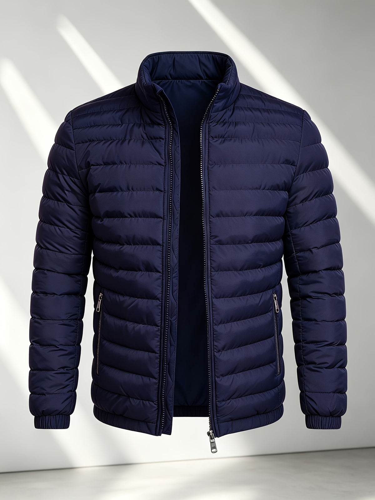 Veste pour homme, coupe-vent, à col montant