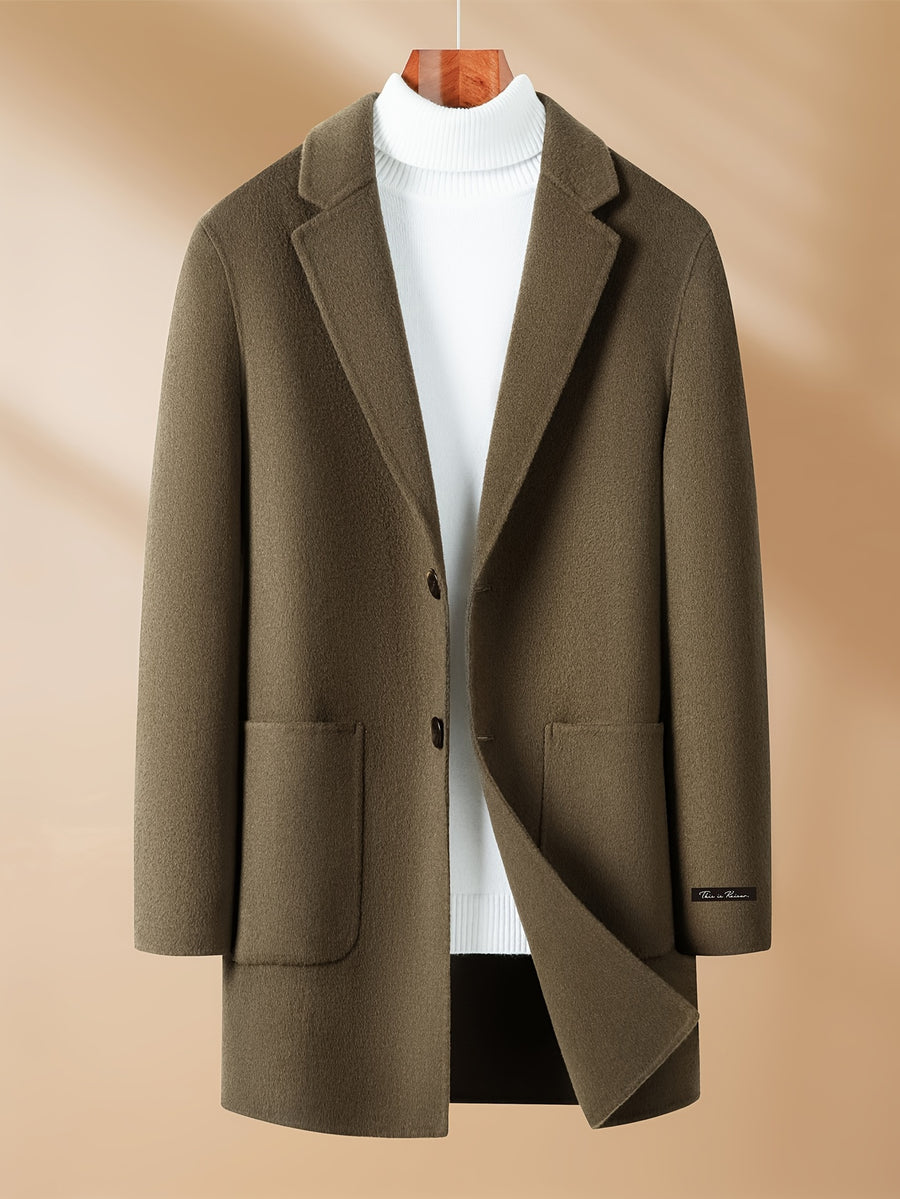 Manteau en laine, 94,1 % laine, à revers, photo 20