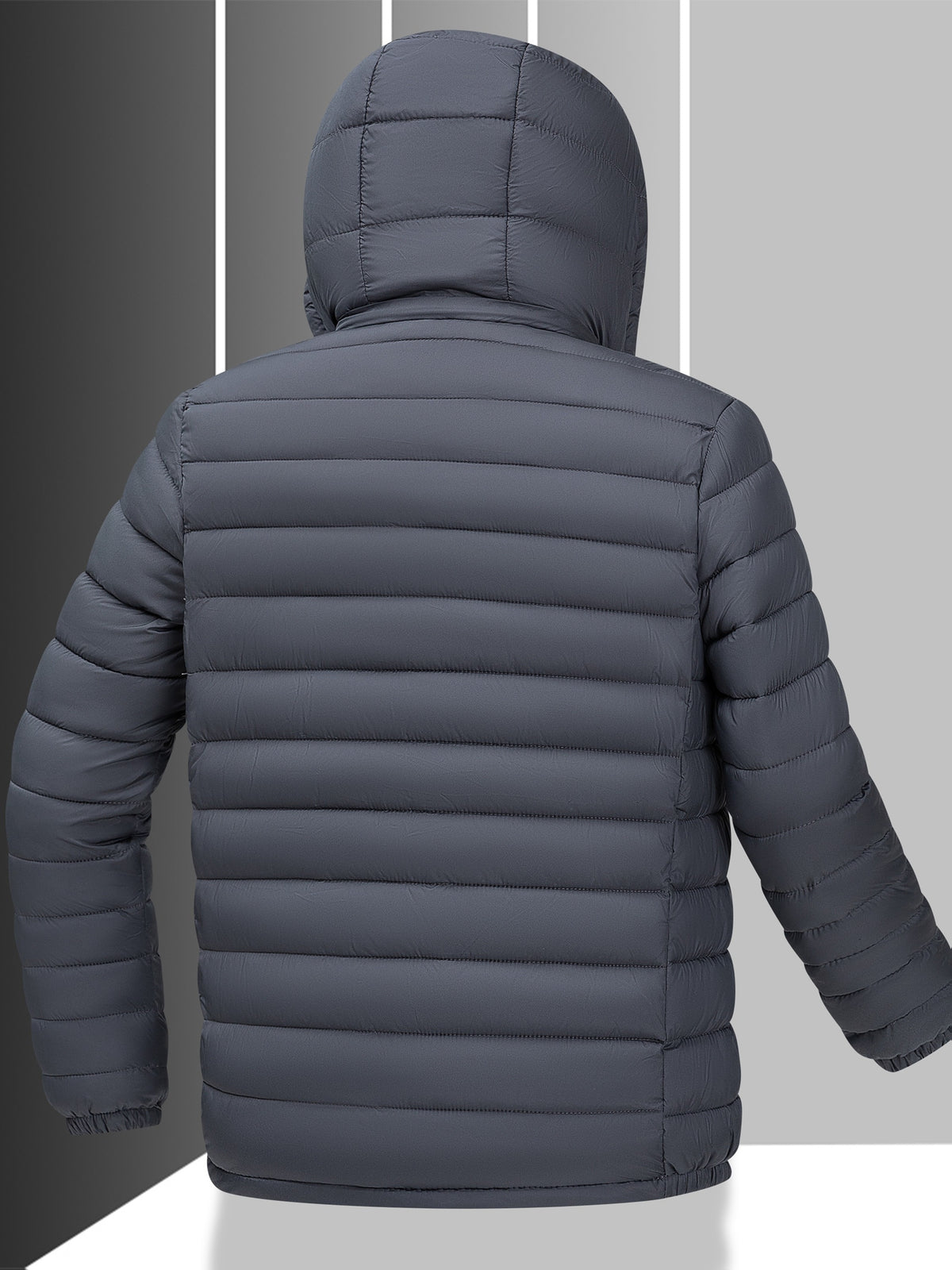 Veste matelassée pour homme, imperméable, à capuche