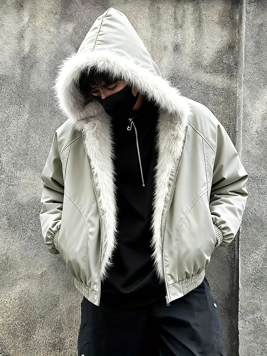 Veste pour homme, à capuche, modele 2