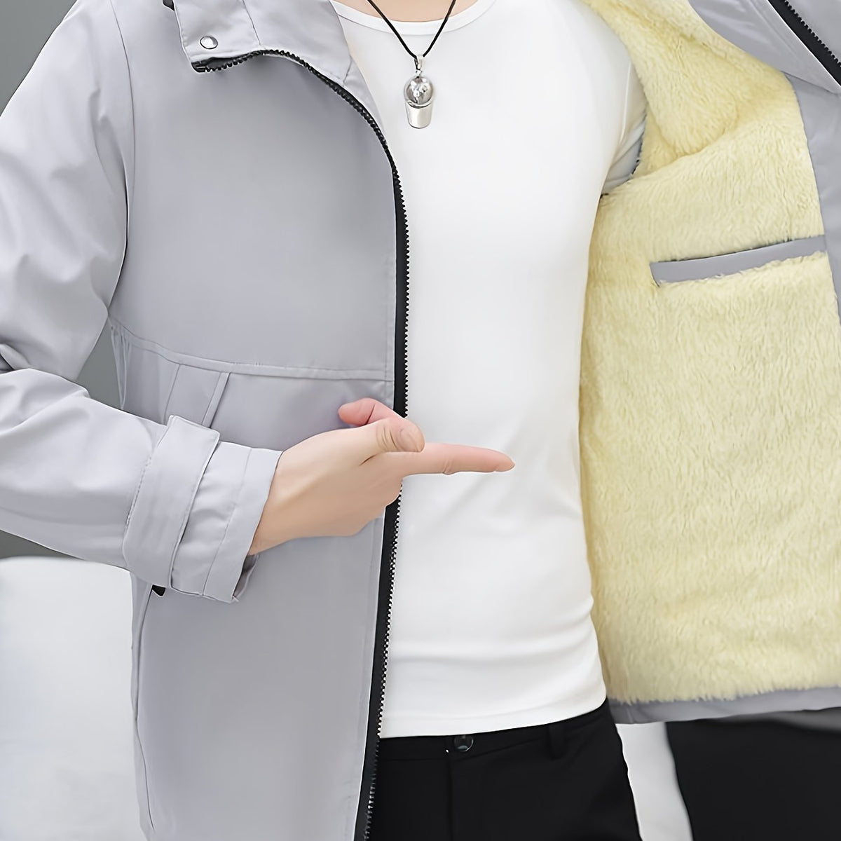 1X05 Vêtements Yijia-R6618 Gris