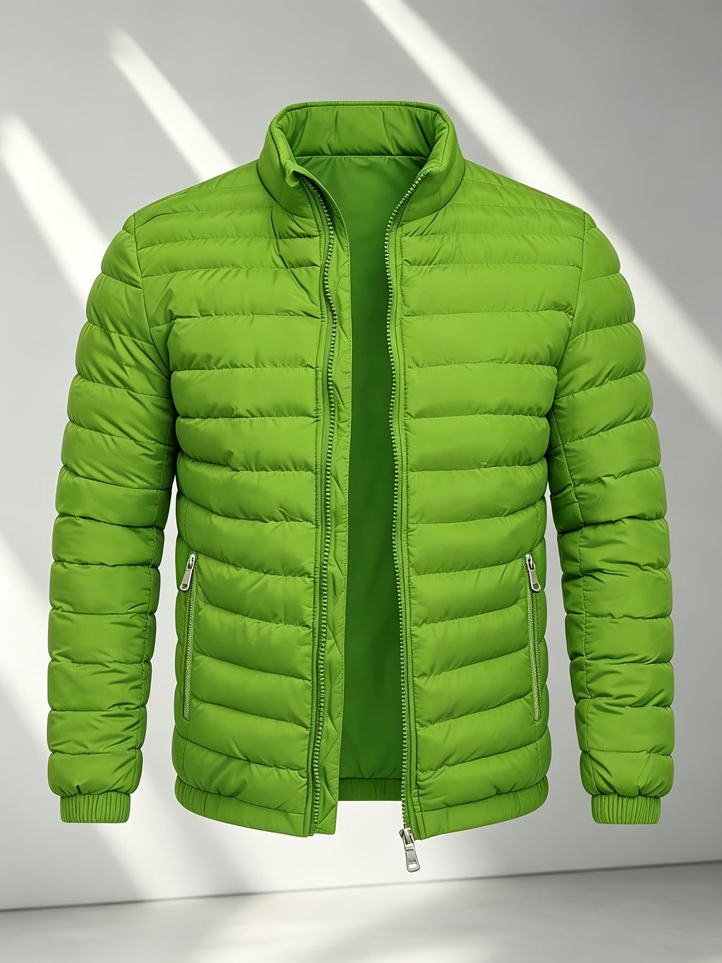 Veste pour homme, coupe-vent, à col montant