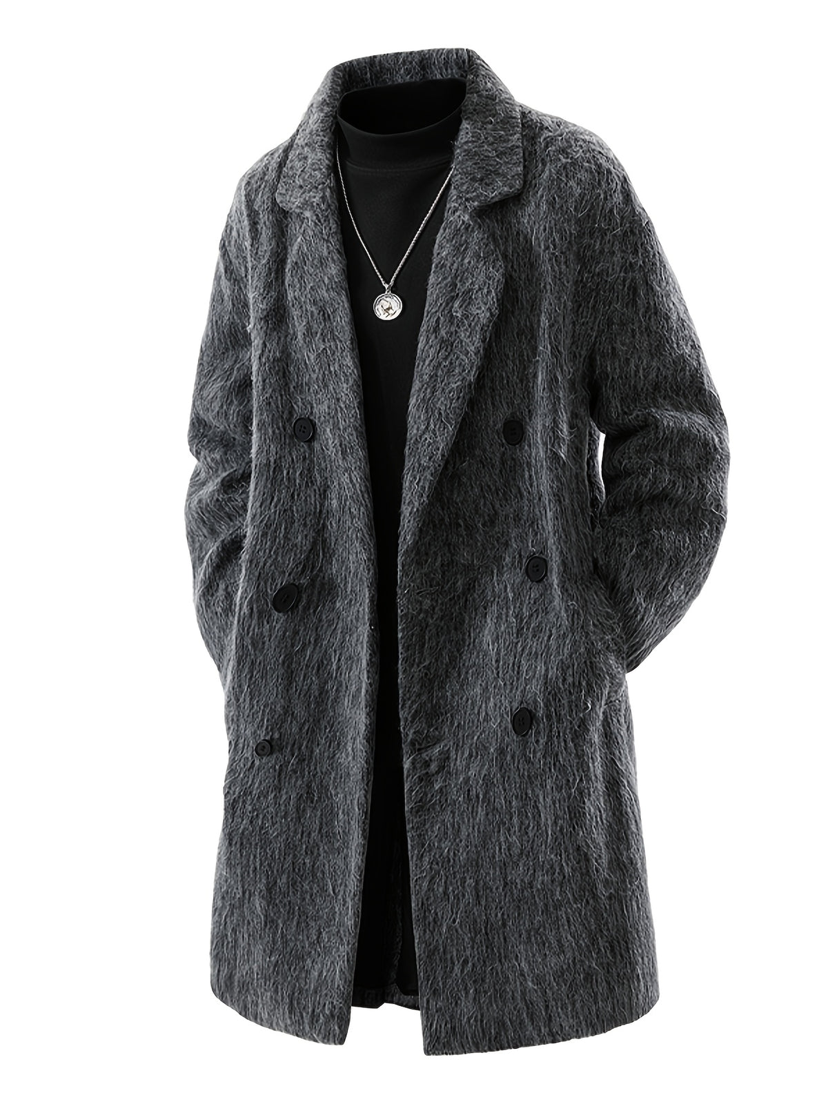 Manteau pour homme, à revers, modele 7