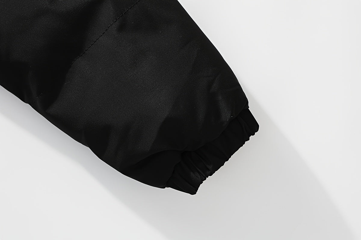 Veste en fausse fourrure pour homme, à capuche, blanc ivoire